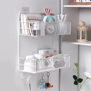 *2 Layers Mesh Bathroom Rack/ Organizer
