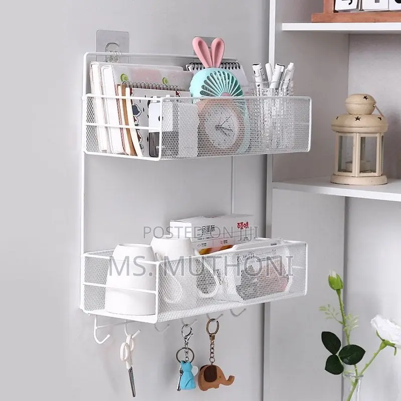 *2 Layers Mesh Bathroom Rack/ Organizer