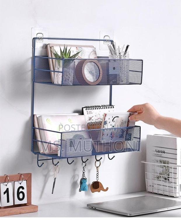 *2 Layers Mesh Bathroom Rack/ Organizer - thumbnail 3