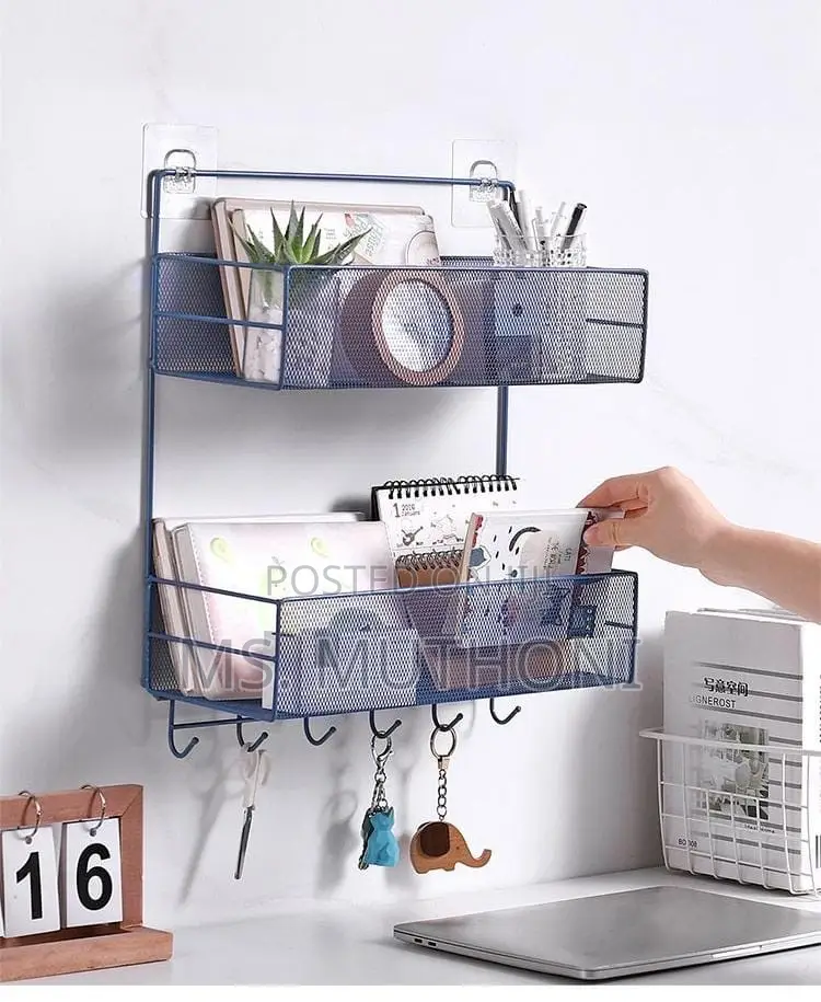 *2 Layers Mesh Bathroom Rack/ Organizer