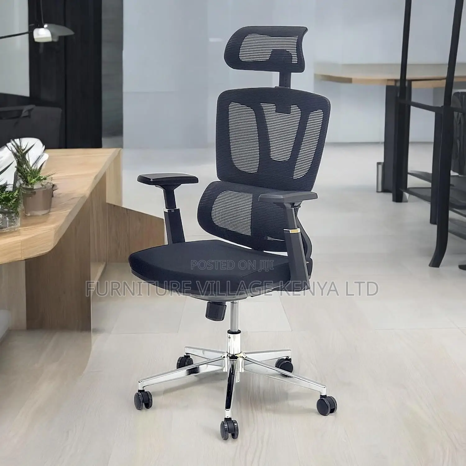 High-Back Orthopedic Office Chair, Ergonomic Desk Chair