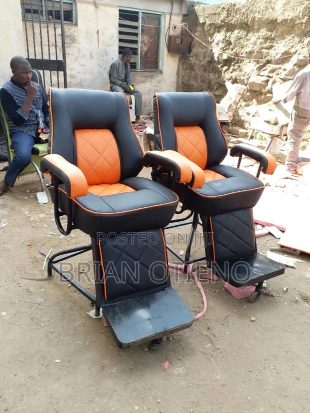 Tube Simple Kinyozi Chairs - main view