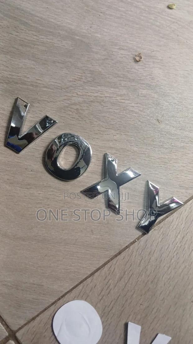 VOXY Replacement Silver Boot Badge - main view