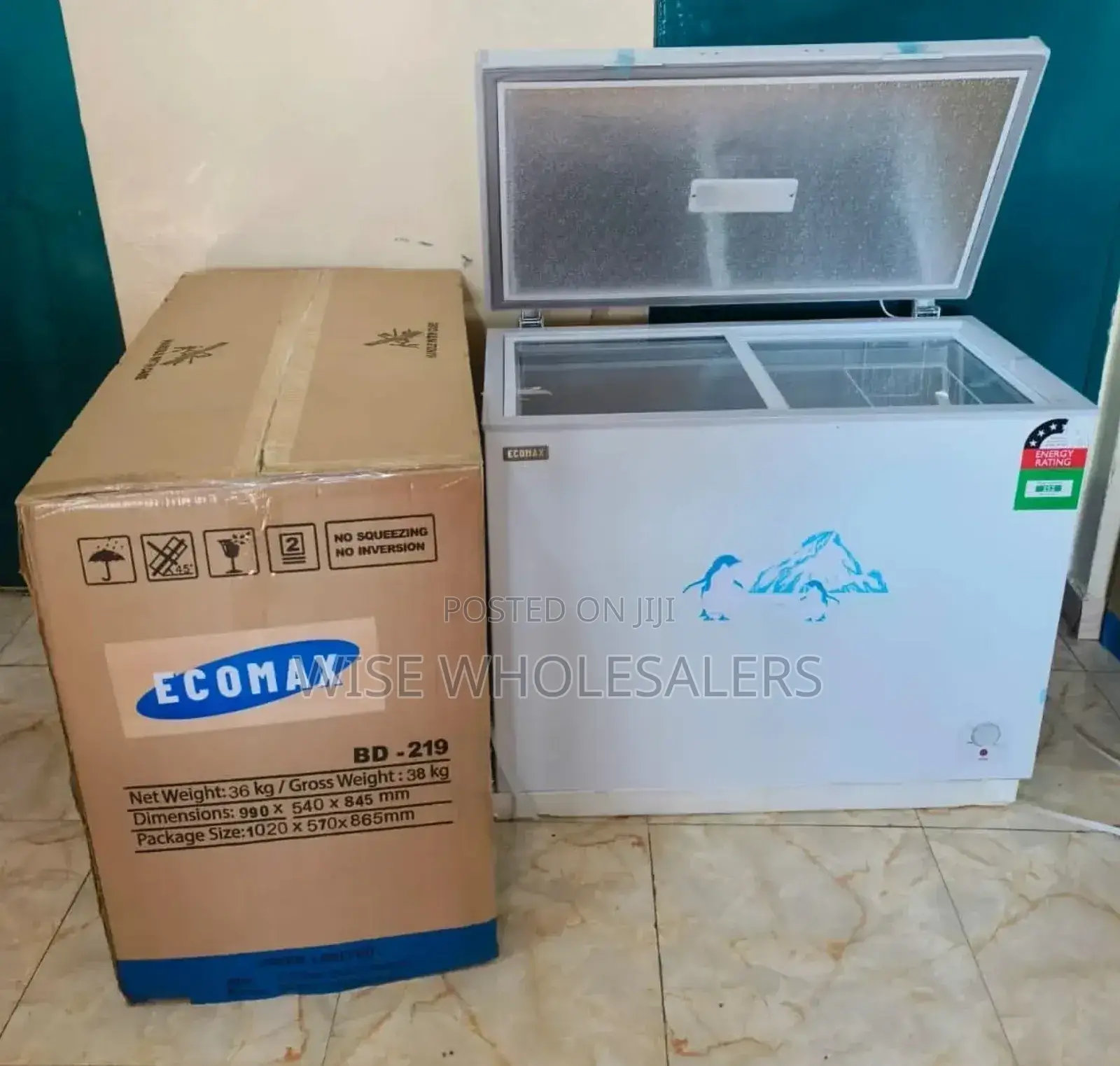 * Ecomax 219 Litres Deep Freezer *