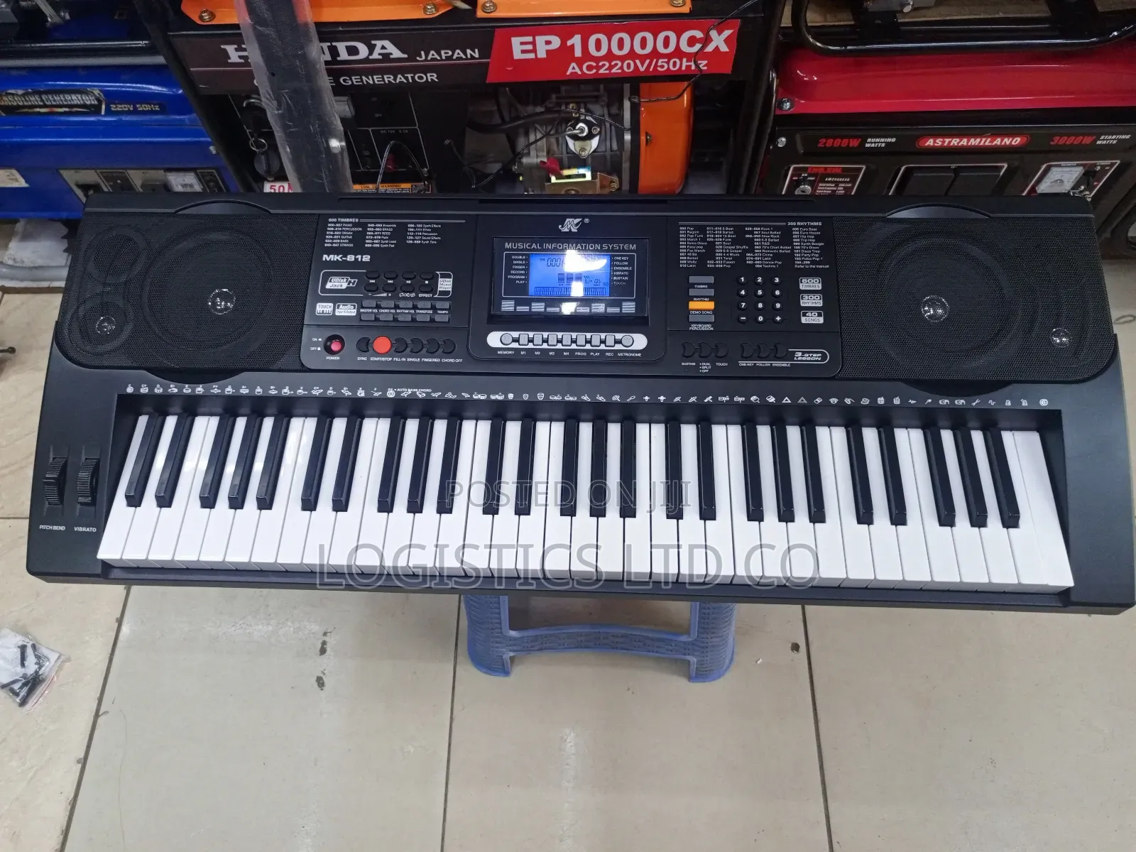Mk Audio MK-812 ELECTRONIC KEYBOARD 61 KEYS Piano With USB