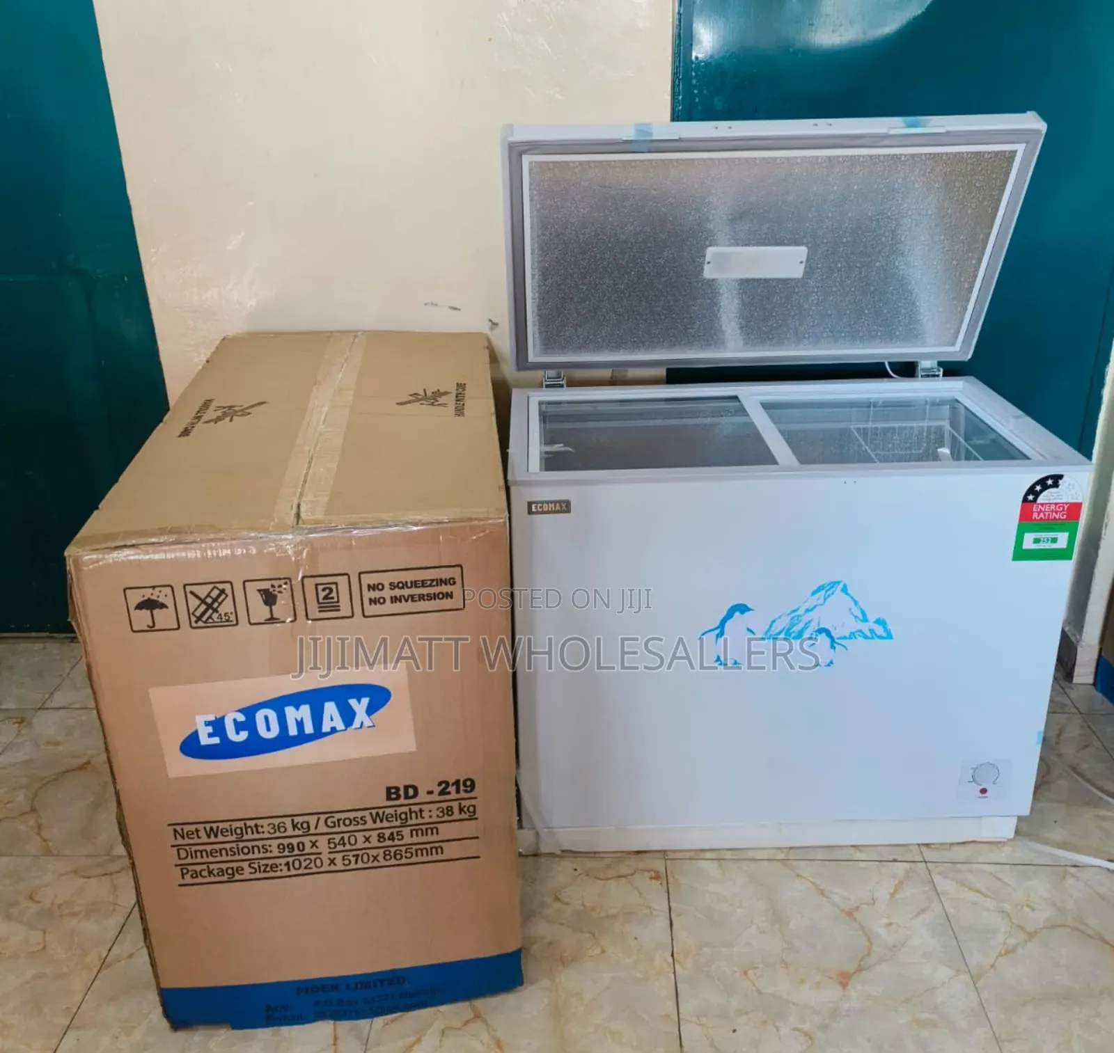 219 Litres Deep Freezer Ecomax