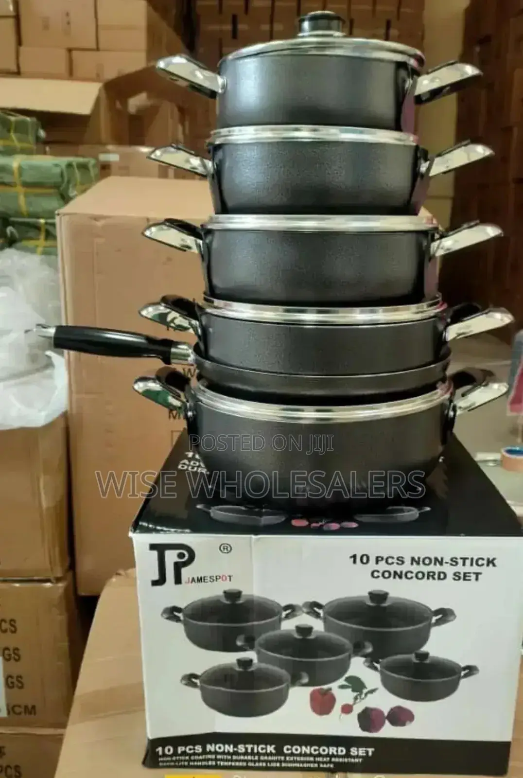 * JP 10PCS Cookware Set* 