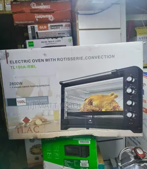 TLAC Electric Oven 100L 2800W 4 Stage Switch 1yr Warranty