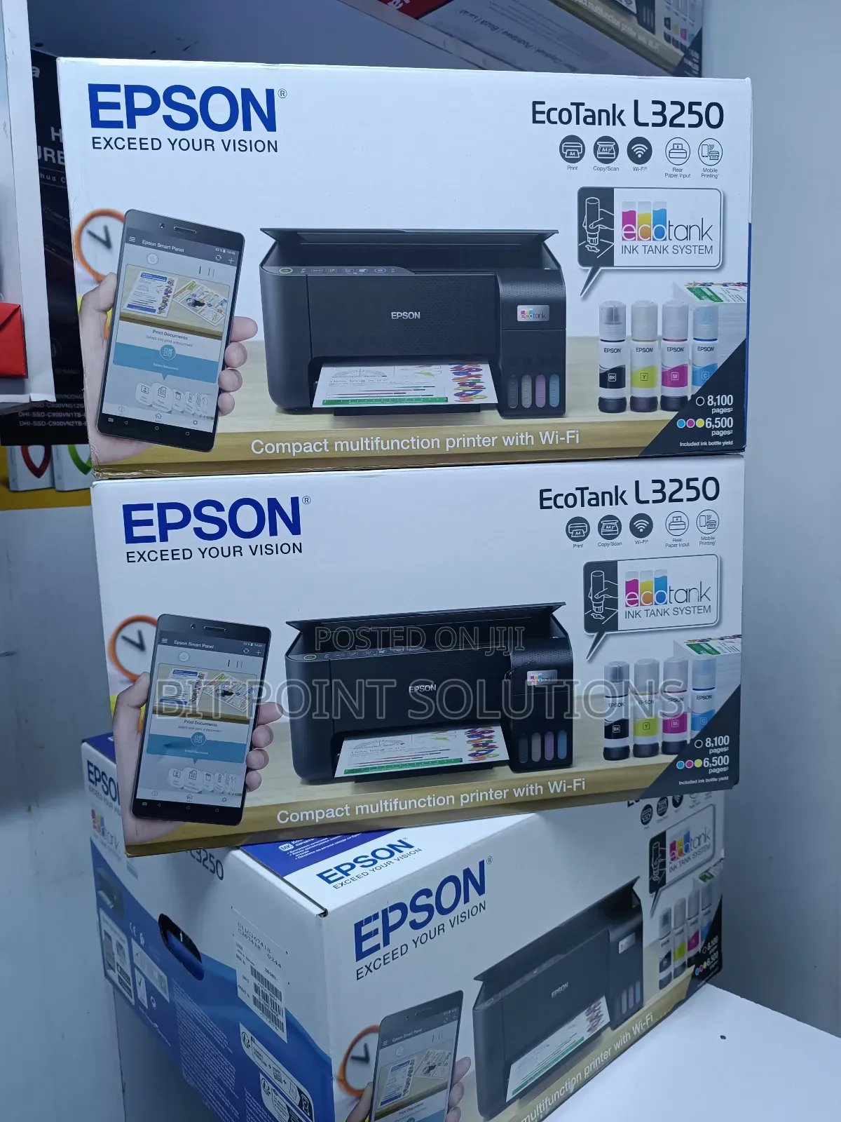 Epson L3250 Multifunctional Inkjet Printer (Print, Scan, Copy, Wifi)