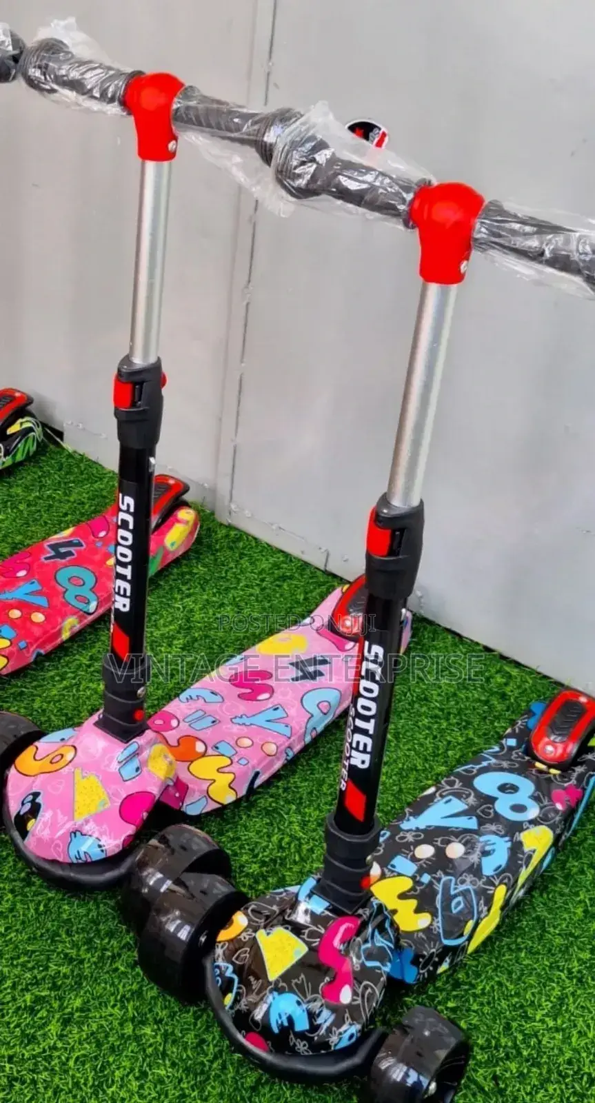 Scooter's , Kids Scooters With Grafitti
