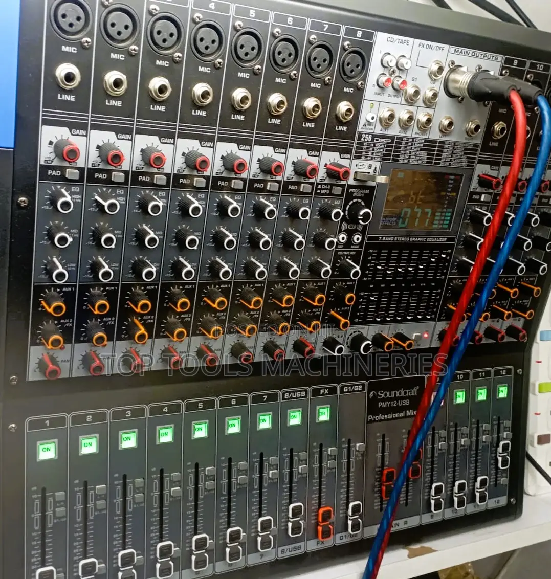 PMX Sound Craft 8channel Powered Mixer