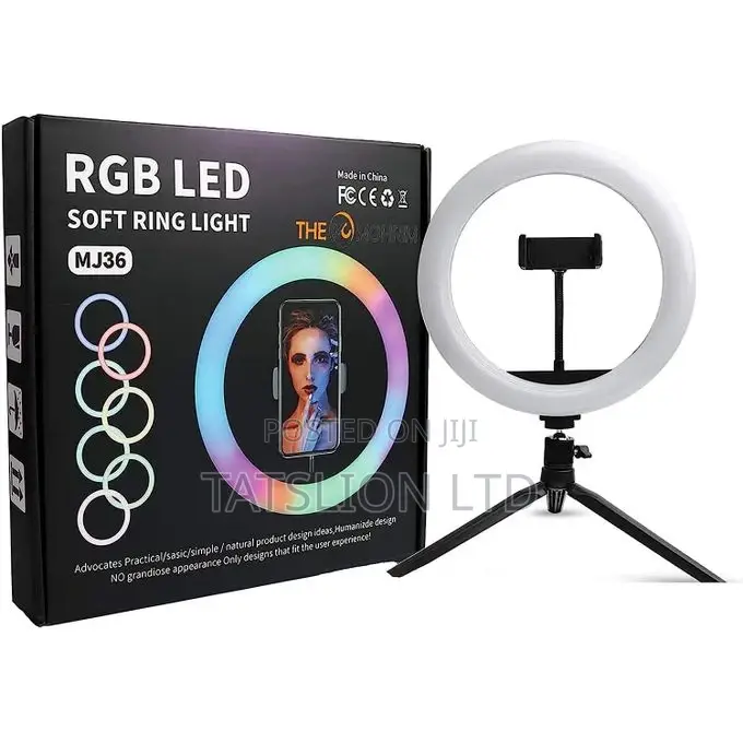 Ring Light With Mini Light Stand for Photo-Shoot 14 Inch