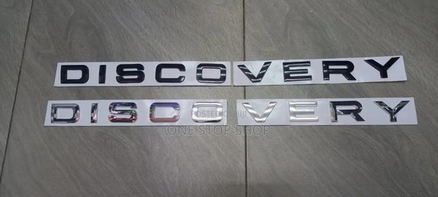 DISCOVERY Lettering Replacement Bonnet Badge - main view