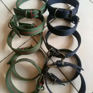 Extra Strong Reinforced Dog Collars With Strong D- Ring
