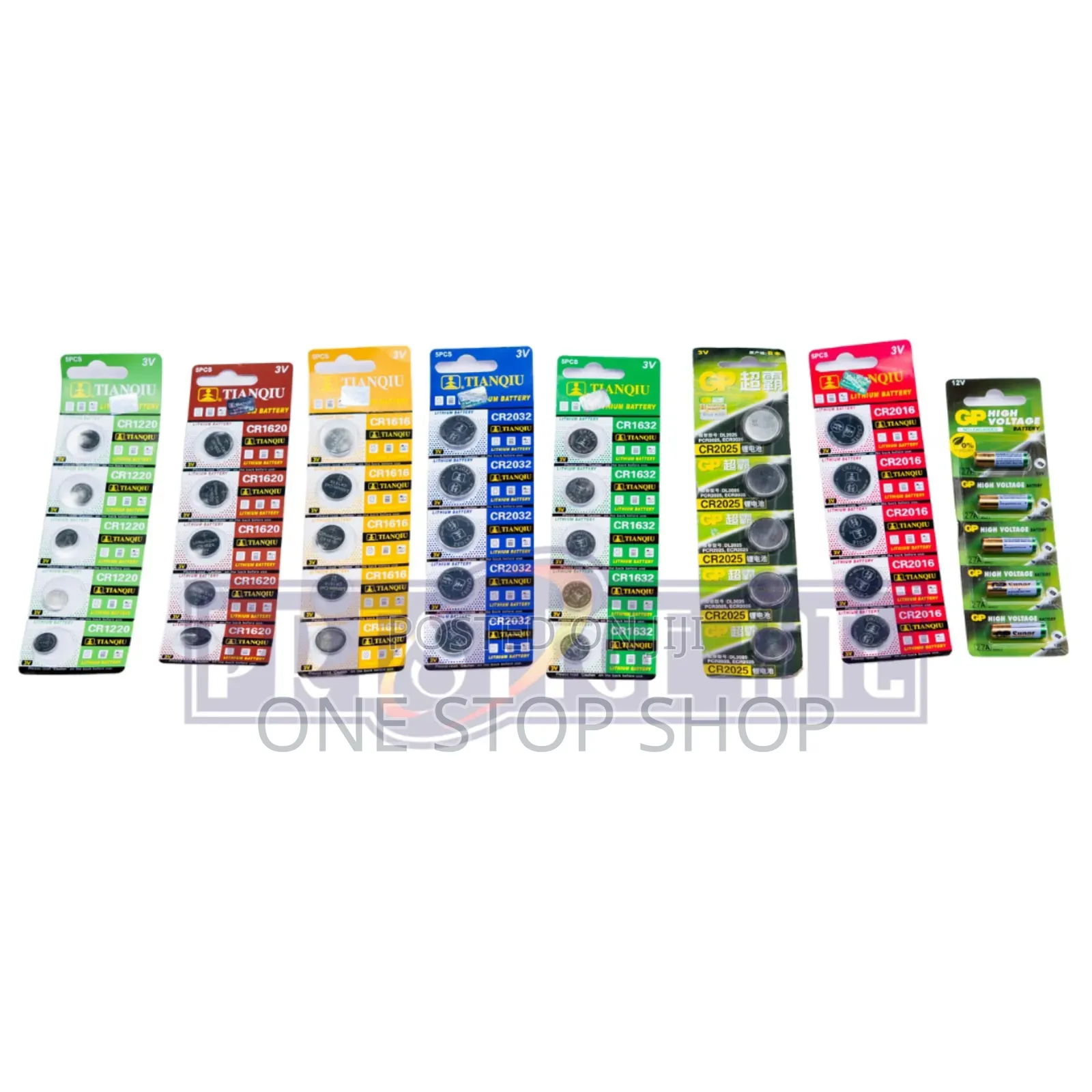Different Cr Codes Lithium Batteries for Remotes