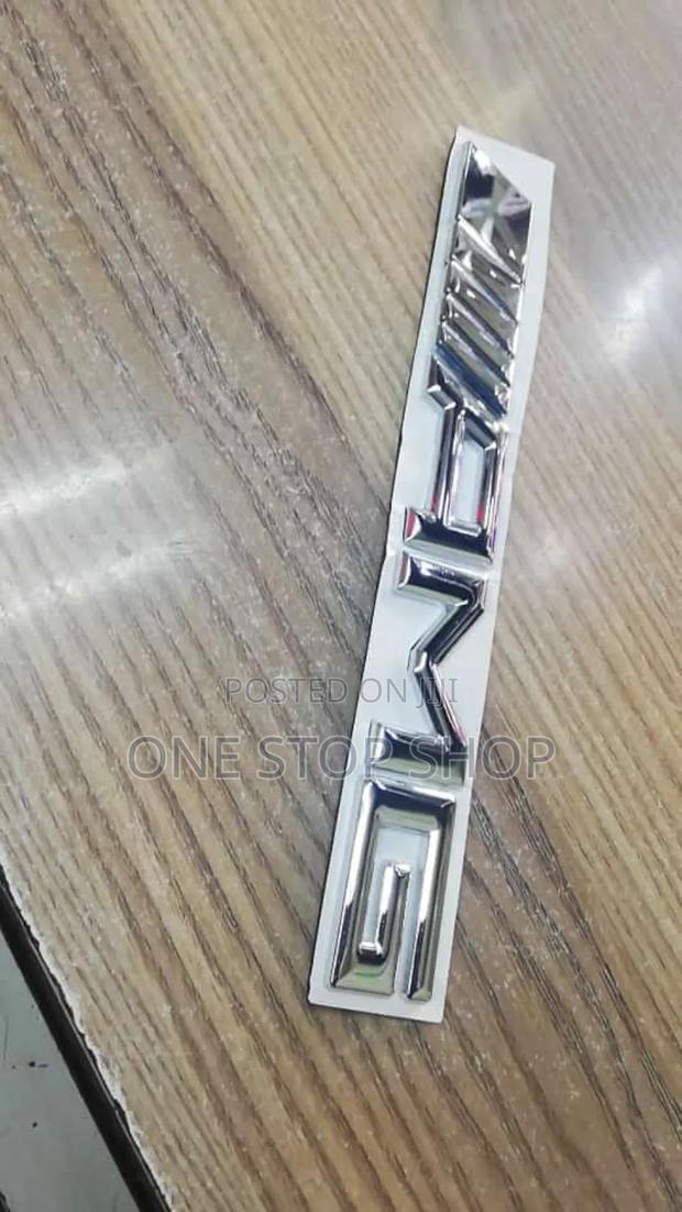 Mercedes Boot AMG Replacement Silver Badge - main view