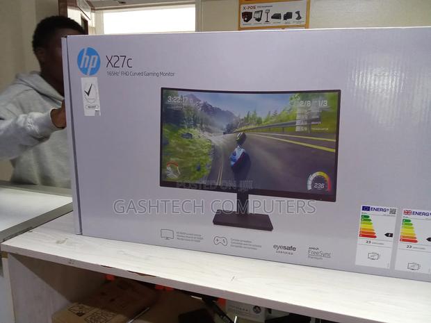 HP X27C 27'' Curved Gaming Monitor FHD - thumbnail 3