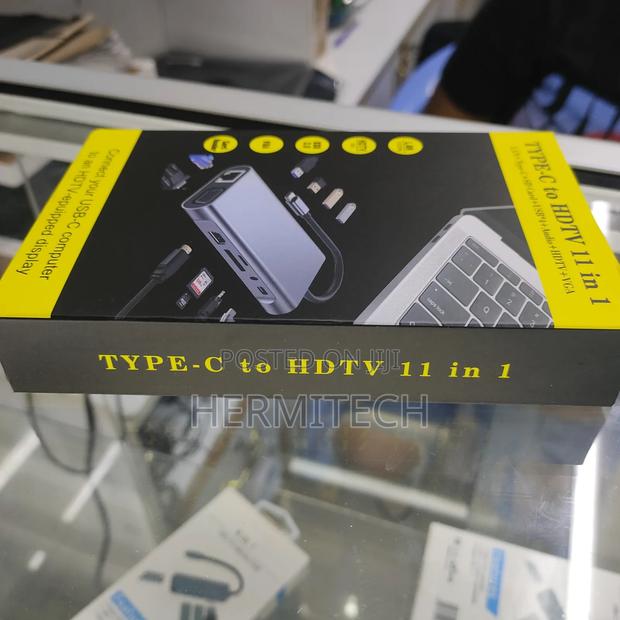 Type C Hub 11 in 1 Adapter - thumbnail 3