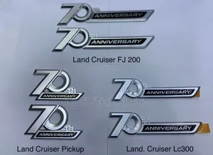 Land Cruiser 70th Anniversary Badges