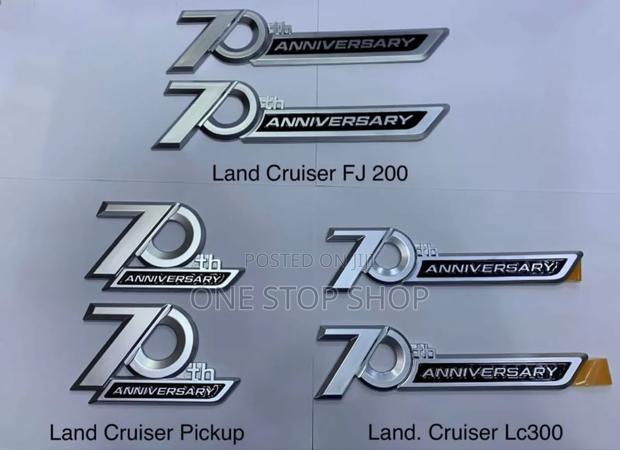 Land Cruiser 70th Anniversary Badges
