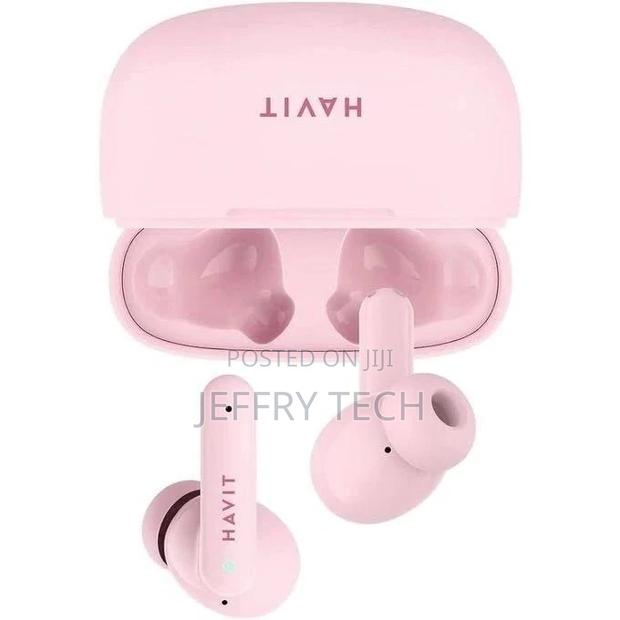 Pink Havit True Wireless Stereo Earbuds - main view