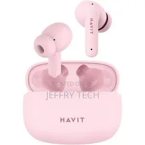 Pink Havit True Wireless Stereo Earbuds