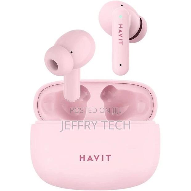 Pink Havit True Wireless Stereo Earbuds - thumbnail 3