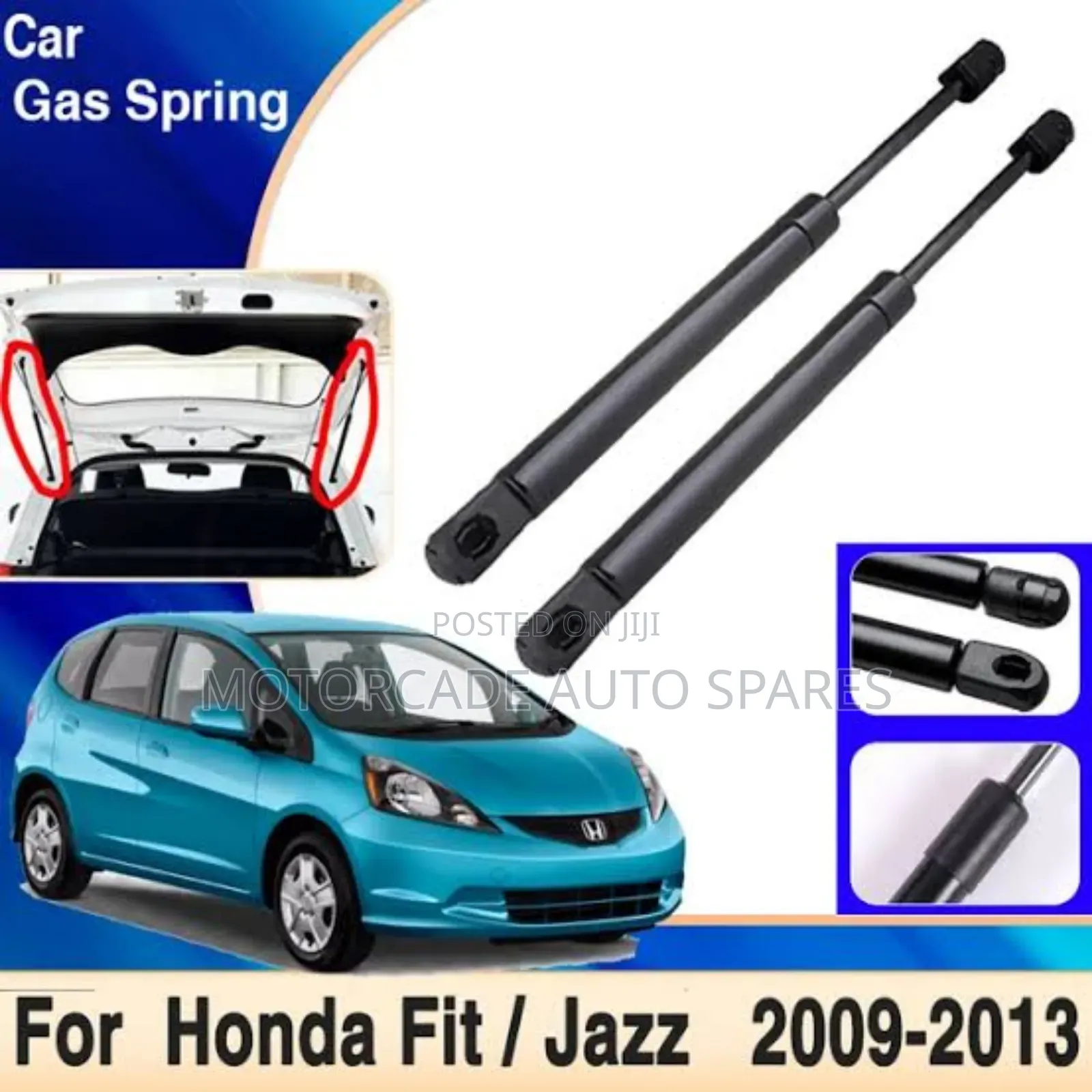 Honda Fit 2010-2013 Boot Shocks
