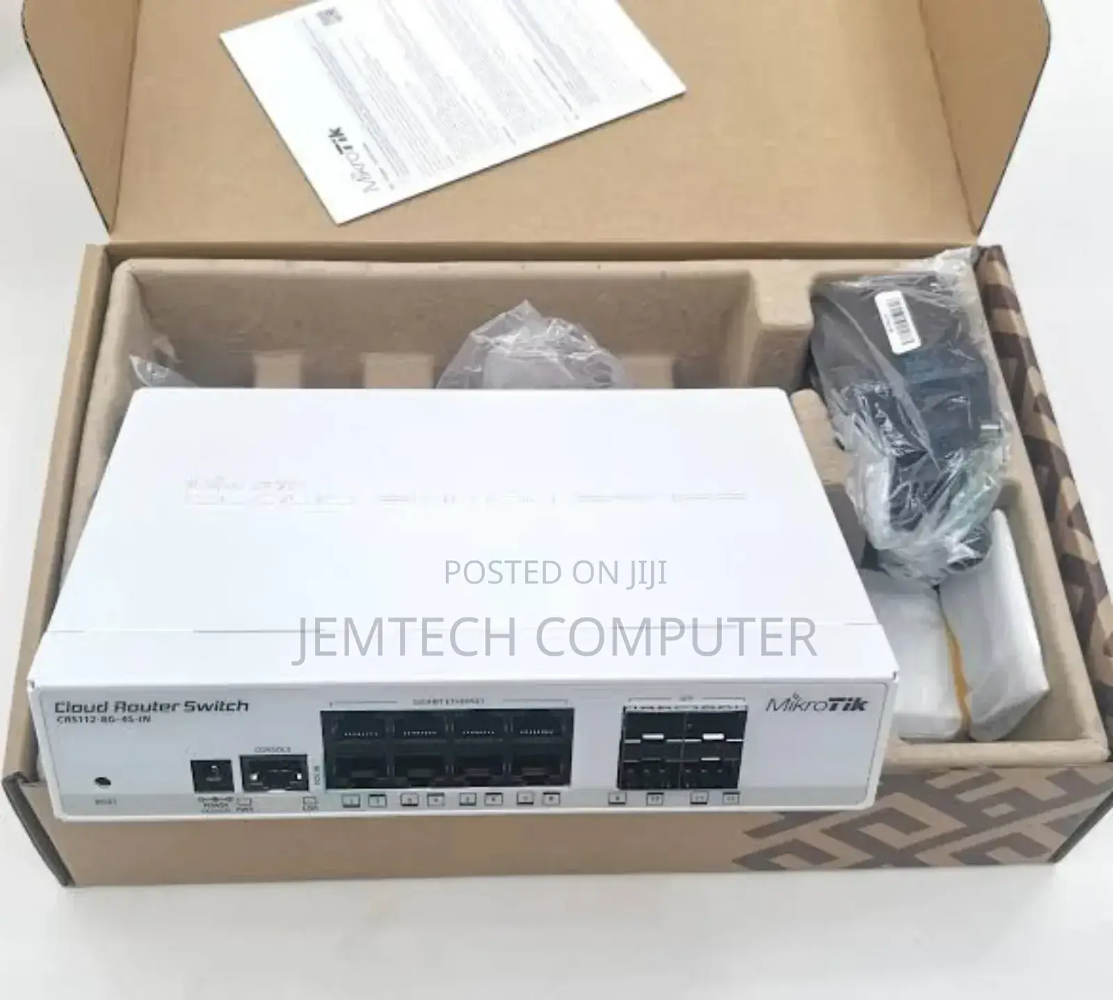 Mikrotik CRS112-8G-4S-IN 8x Gigabit Ethernet Smart Switch!