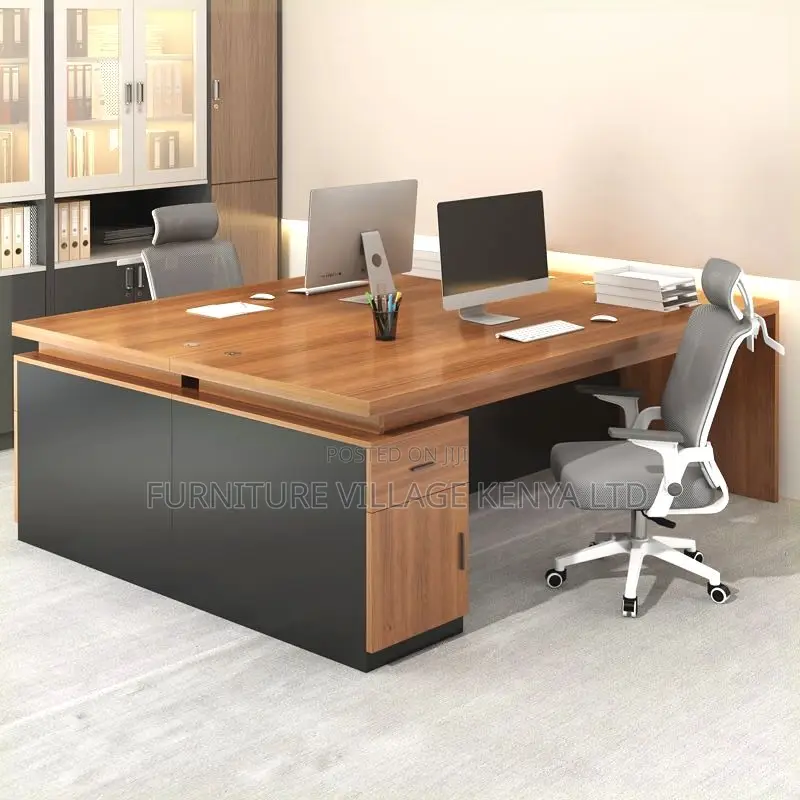 Sleek Computer Work Desk With Cable Management -1.2 Meters