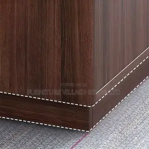 Modern Rectangular Lumber Sepia Office Desk, 1400MM