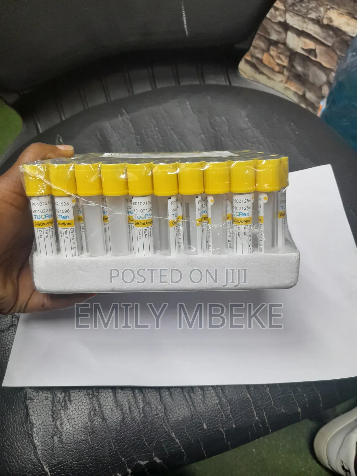 Yellow Tip Gel Clot Activator Tube