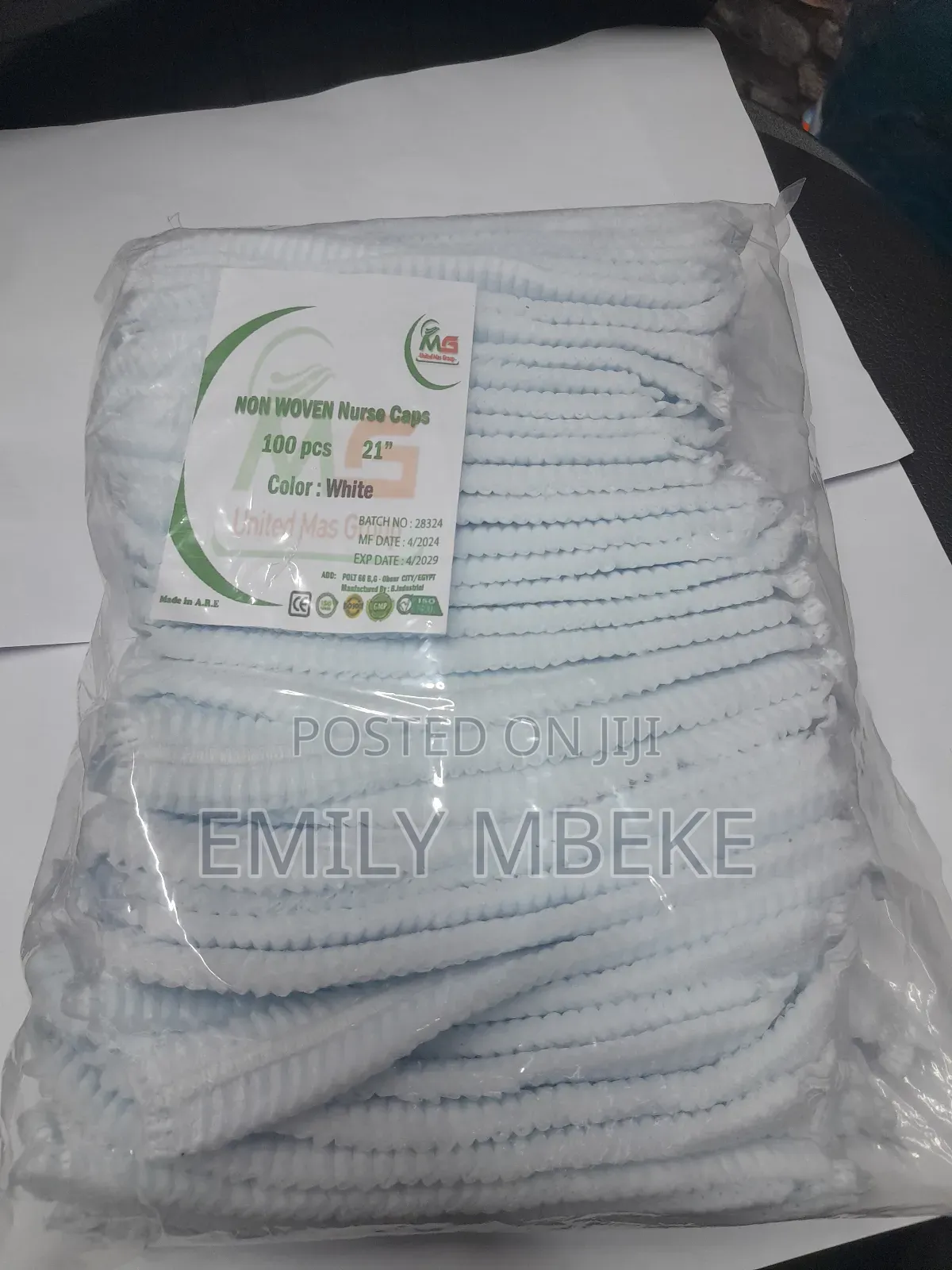 White Hairnet