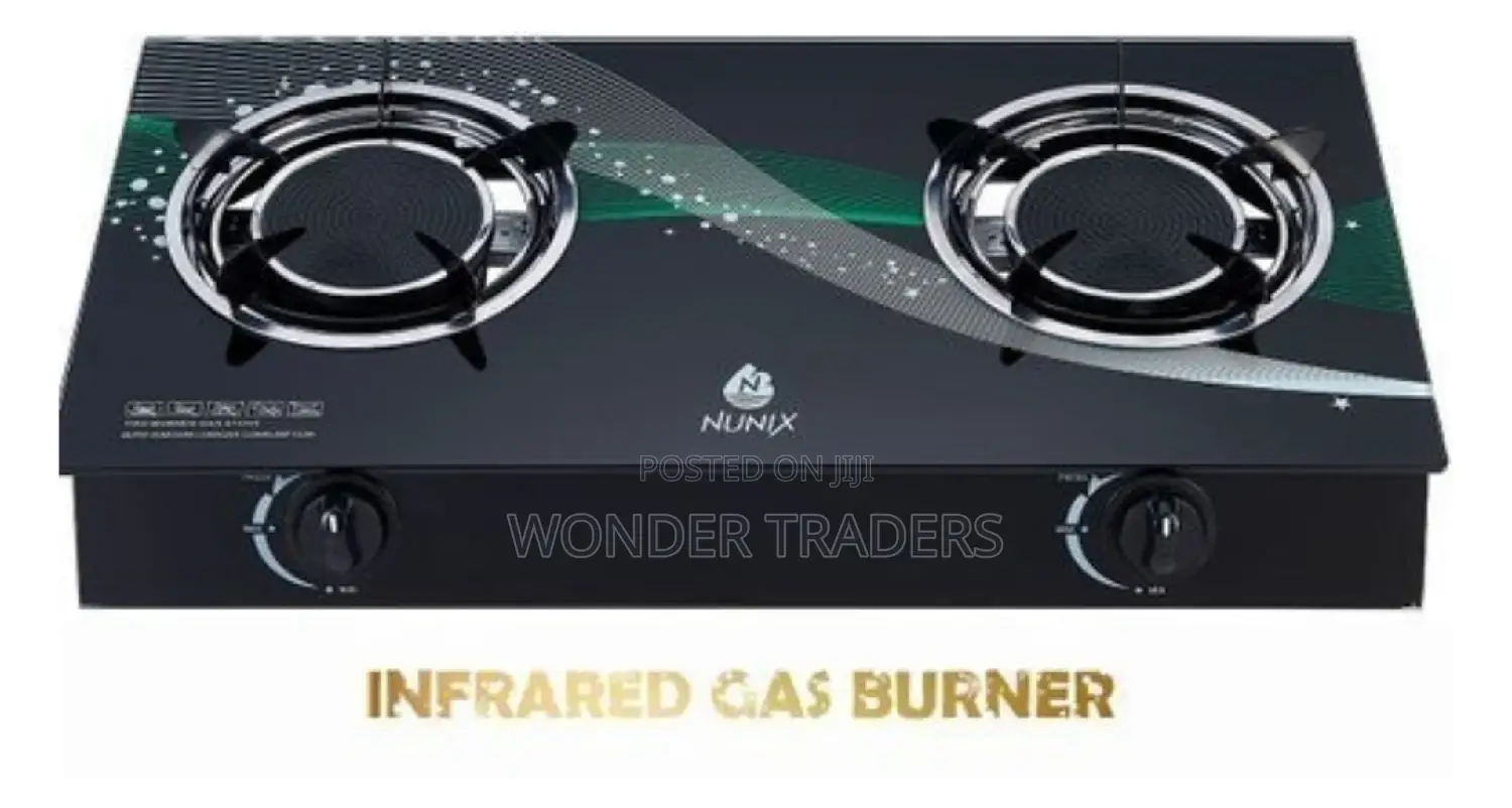 Nunix Two Burner Glass Top Infrared