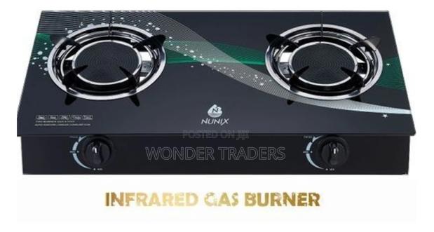 Nunix Two Burner Glass Top Infrared