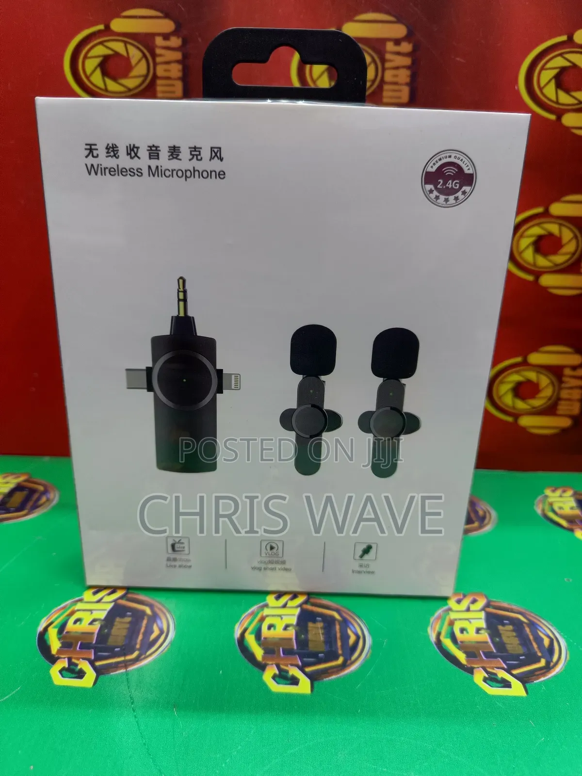 Wireless Microphone for All Cameras and Phones
