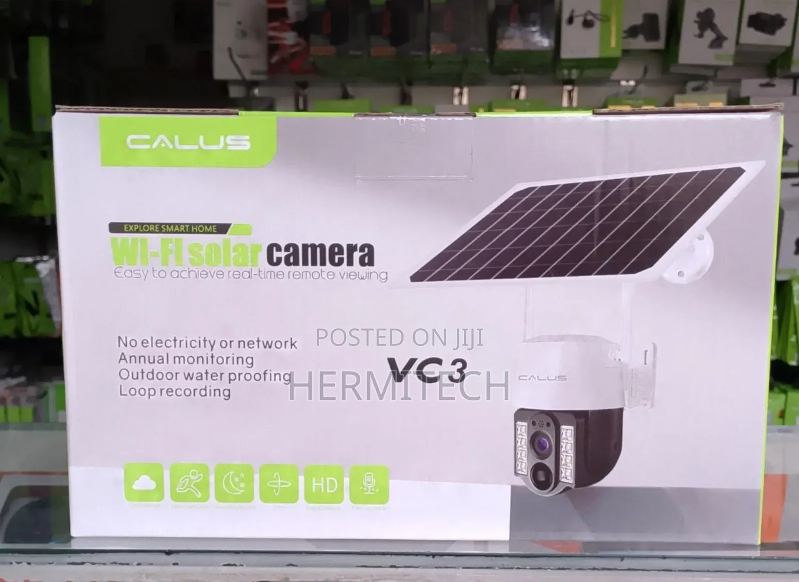 Calus Vc3 Solar Wi-Fi Camera *Motion Detection