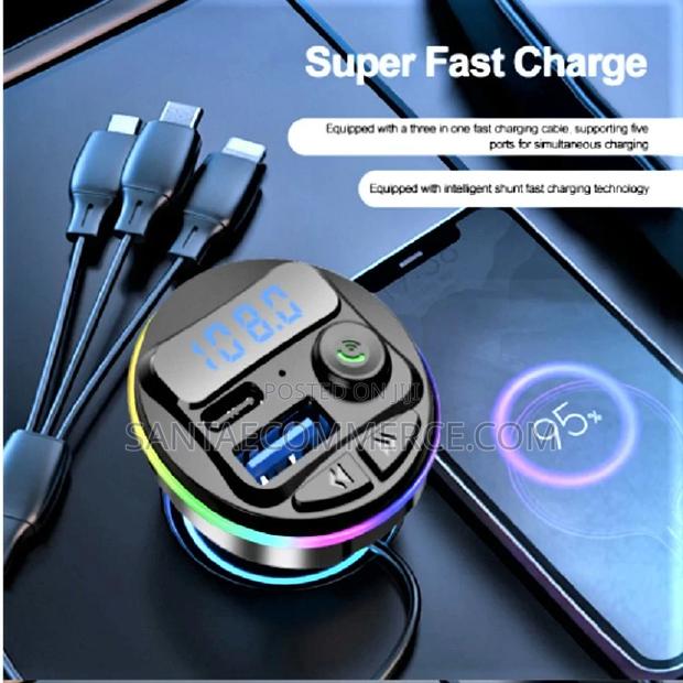 3 In1 Car Modulator With Fm, Bluetooth and Multiple Charger - thumbnail 2