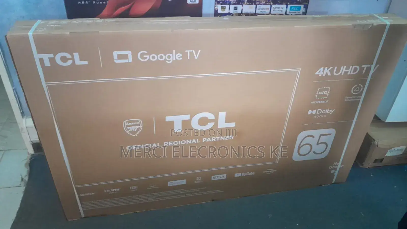TCL V6b 65" Uhd Tv With Dolby Audio HDR 10
