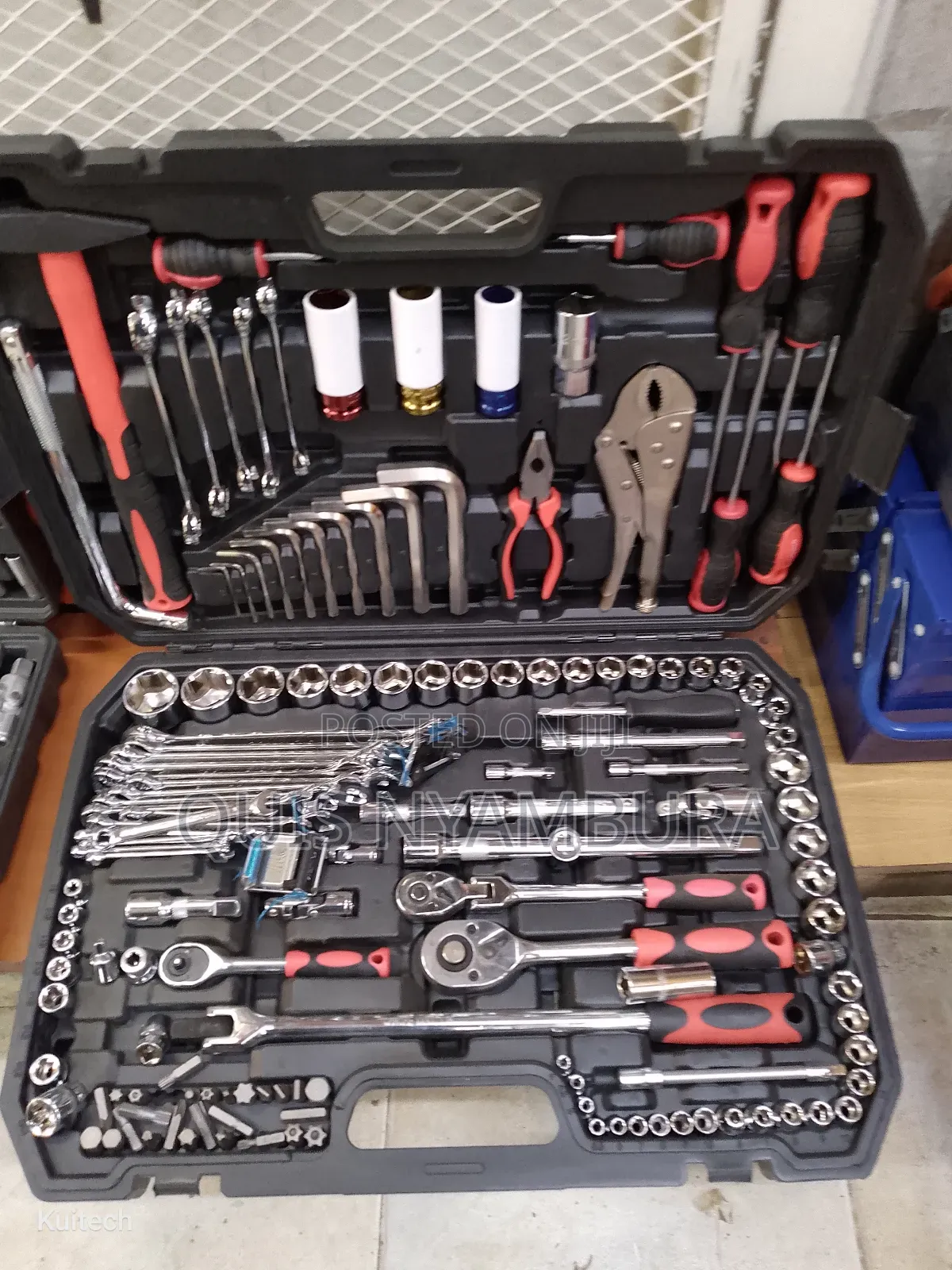 Socket Wrench Set, Spanner and Adjustable Wrench