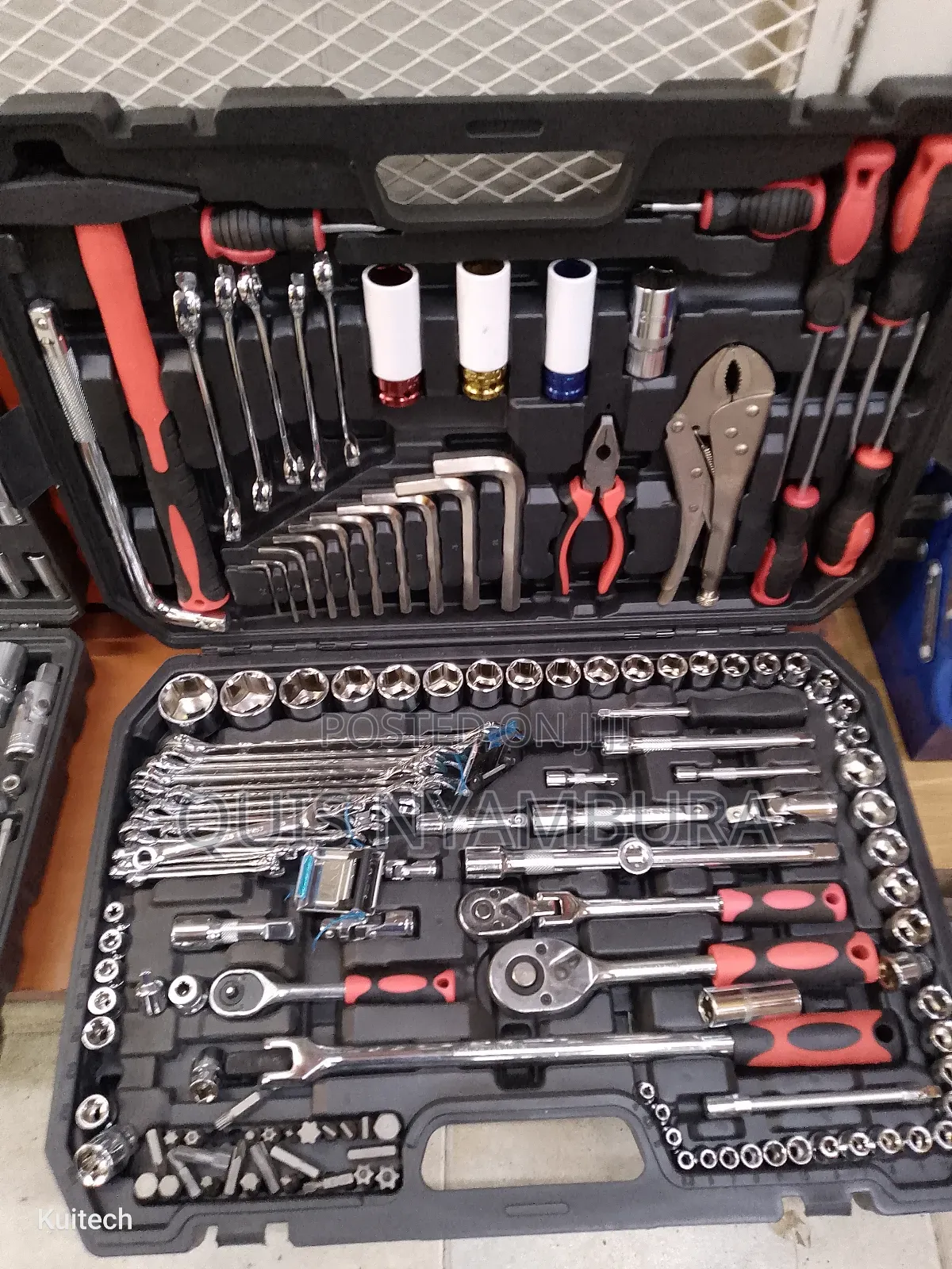 Socket Wrench Set, Spanner and Adjustable Wrench