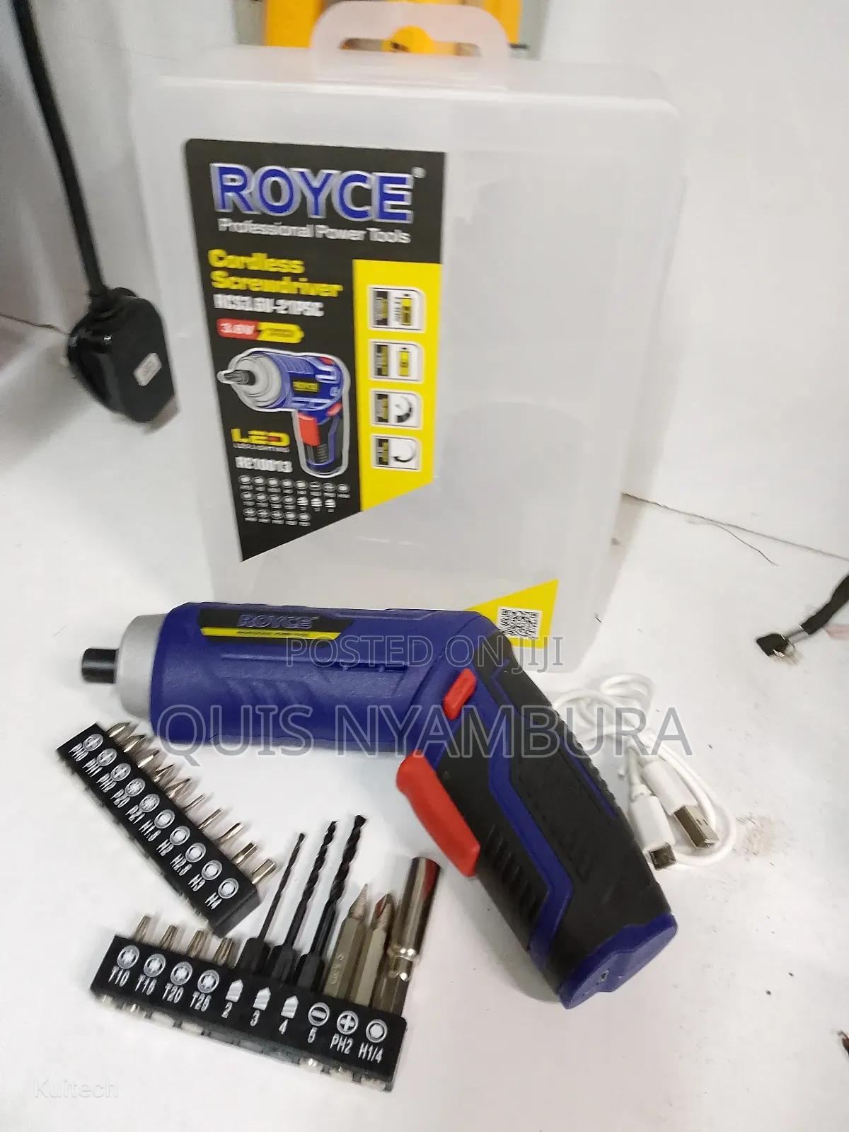 Cordless Screwdriver.