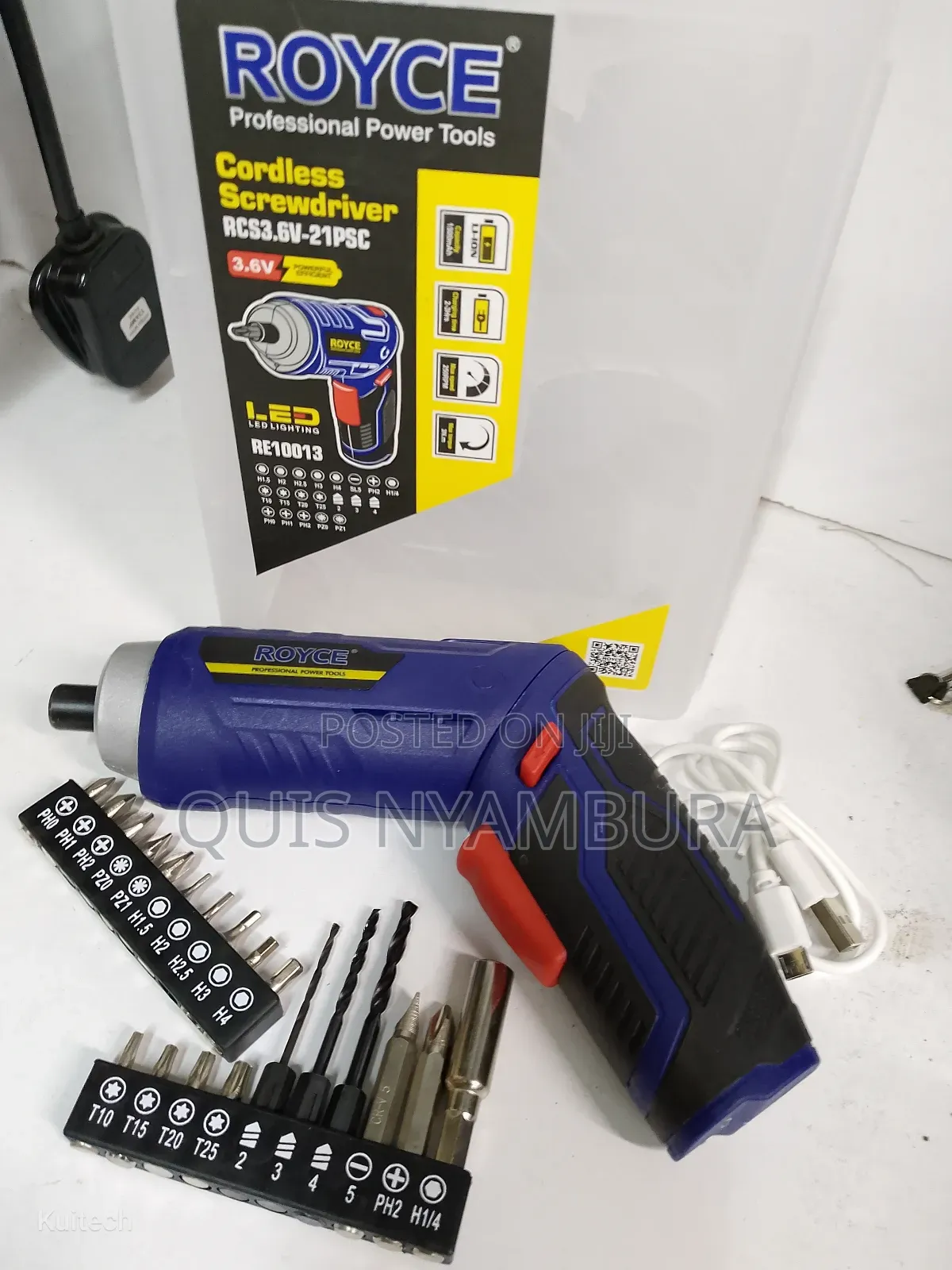 Cordless Screwdriver.