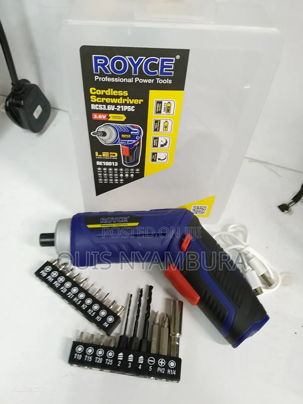 Royce Rechargeable Screwdriver