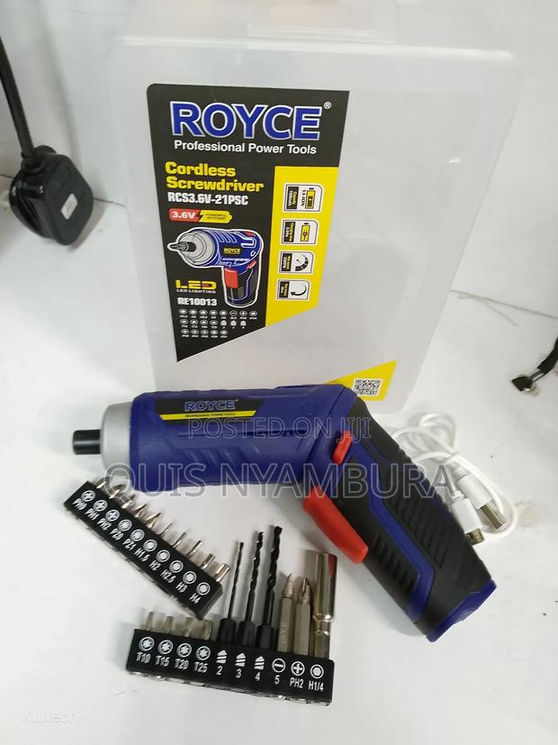 Royce Rechargeable Screwdriver - main view