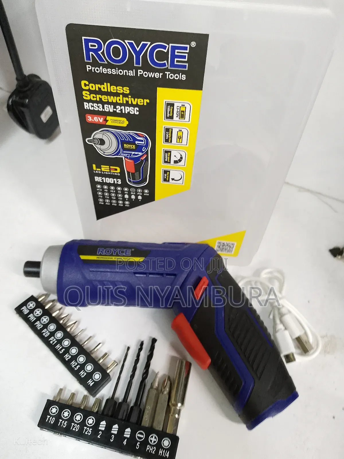 Cordless Screwdriver, Rechargeable Screwdriver