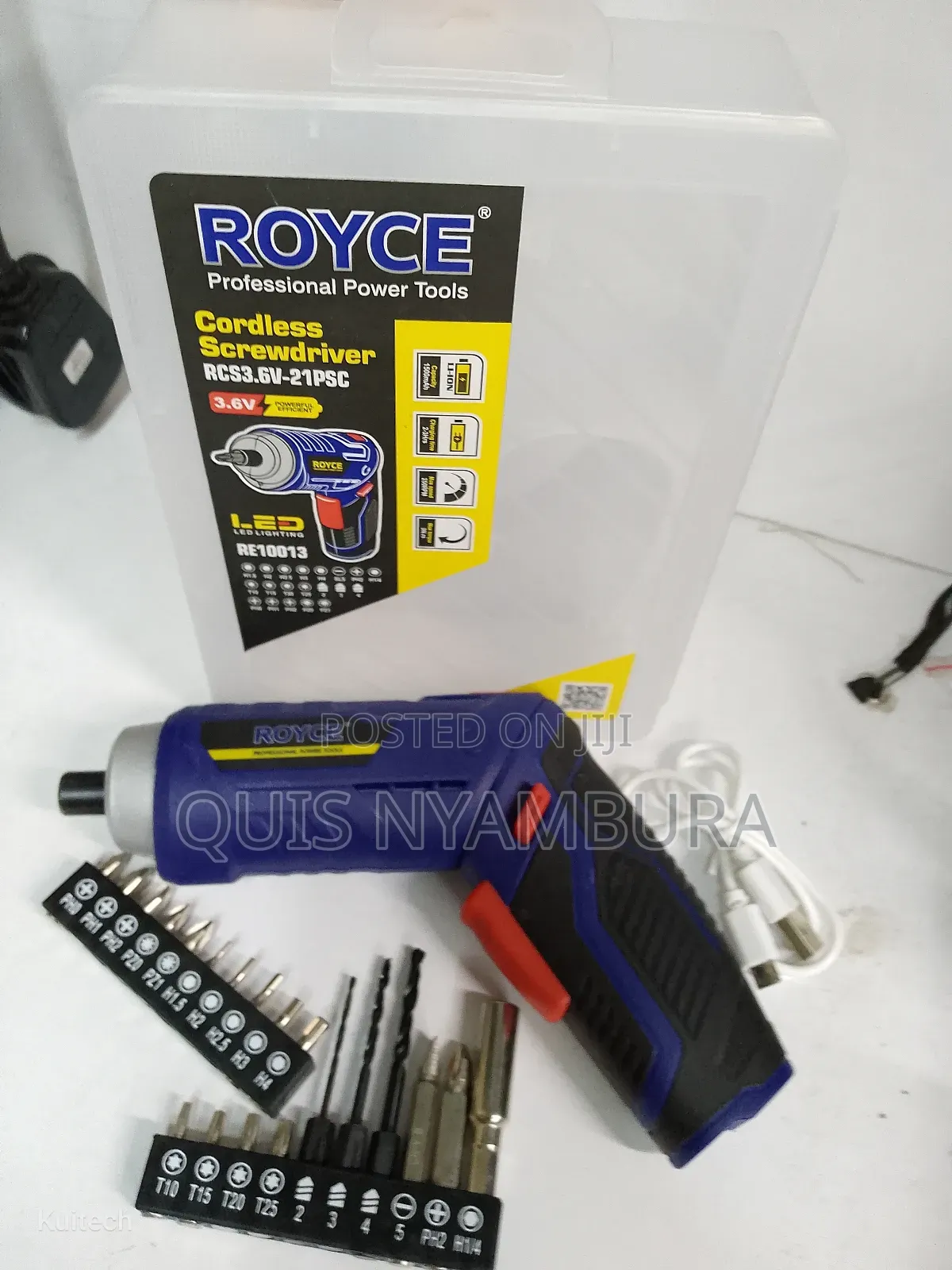Cordless Screwdriver, Rechargeable Screwdriver