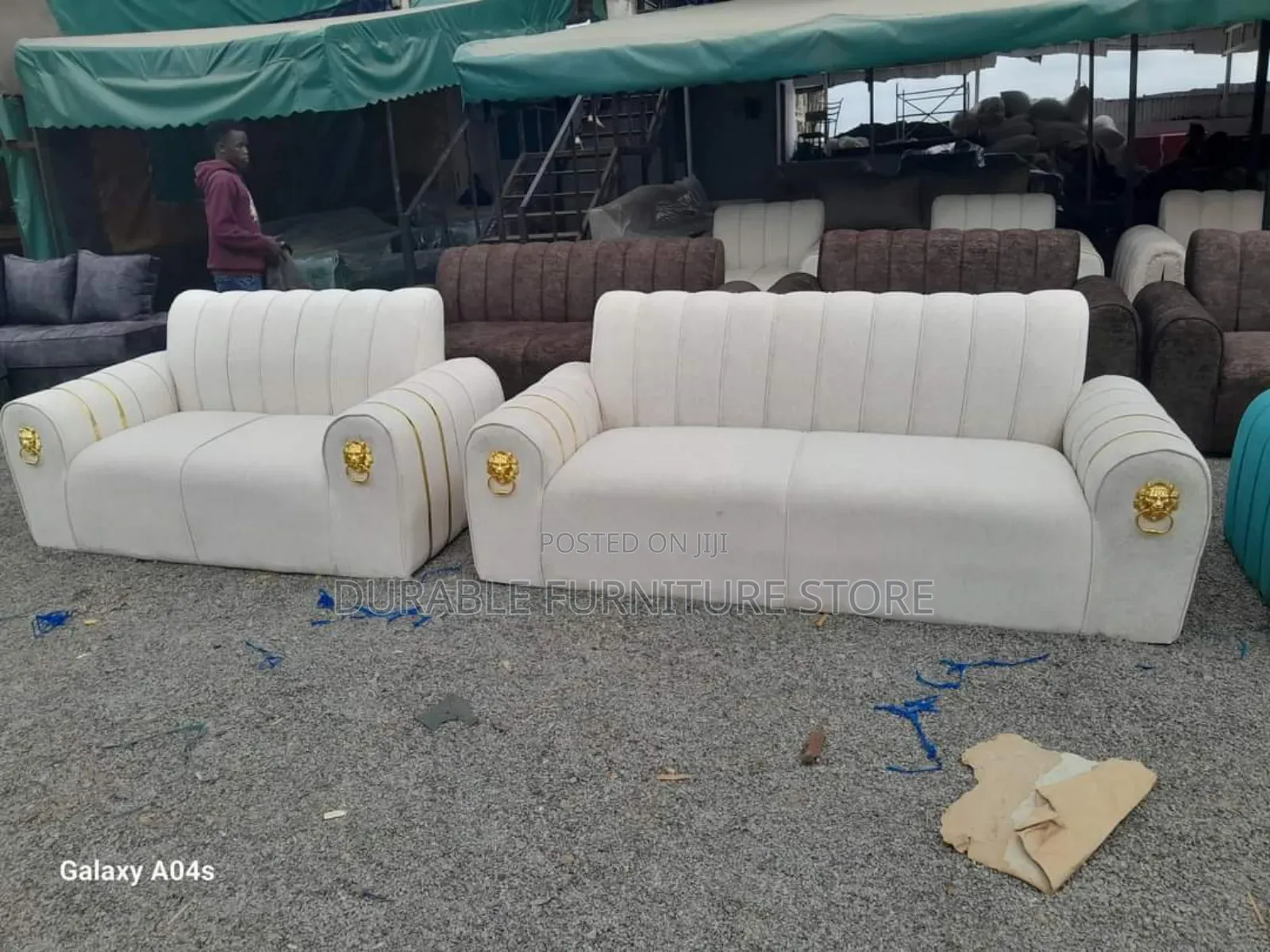 Back Permanent 5 Seater Sofa