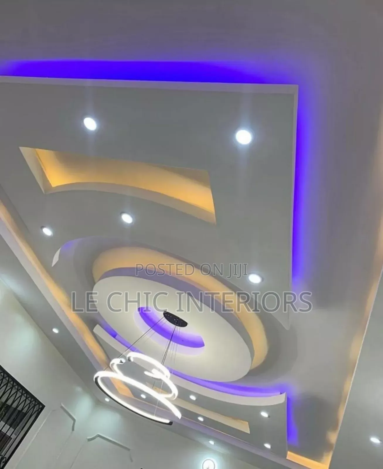 Gypsum Ceiling and Lights Installation
