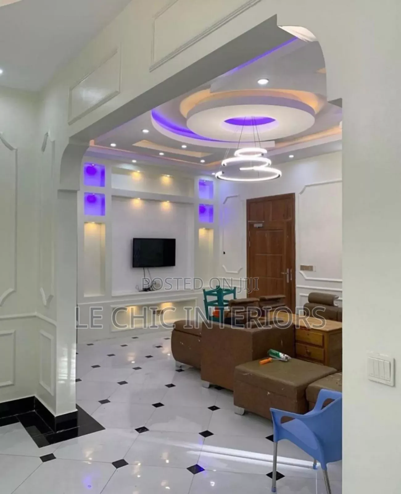 Gypsum Ceiling and Lights Installation